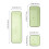 4Pcs Colorful Plastic Desk Organizer Drawer Boxes 11