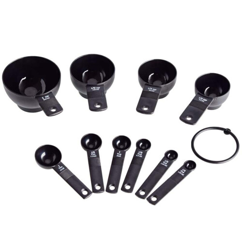 10-teiliger ABS-Messbecher mit für , , Backen, Gewürze 2
