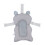Floating Baby Bath Support Cushion Light Blue, Adjustable & Soft 10