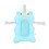 Floating Baby Bath Support Cushion Light Blue, Adjustable & Soft 2