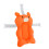 Floating Baby Bath Support Cushion, Soft & Adjustable, Orange 16