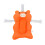 Floating Baby Bath Support Cushion, Soft & Adjustable, Orange 2