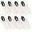 8Pièces Marqueurs Bagages DIY Transparent Mdf Pour Usage Quotidien 10