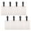 8Pièces Marqueurs Bagages DIY Transparent Mdf Pour Usage Quotidien 7