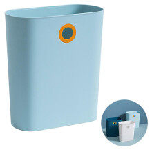 1St Hängender Abfalleimer Für Küchenschrank Wohnzimmer (Hellblau)