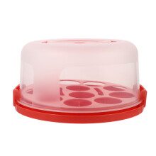 1 dickerer transparenter kuchenträger, kuchenbox