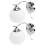 2er-pack led-wandleuchte mit zugschalter, , 110–220 v 7