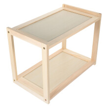 desktop ablageorganizer büro bücherablage rack holz display