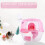 Cage Transport Rose Ventilée En ABS Pour Petits Animaux 9