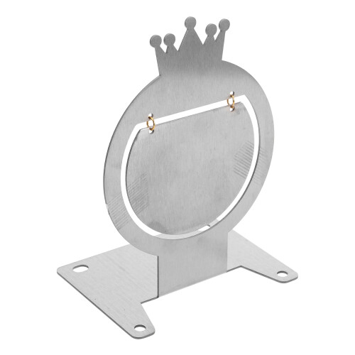 shoot training target club: rotierendes metallziel