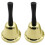 2Stk Retro Handglocken Tischglocken Servierglocken Rufglocken 4