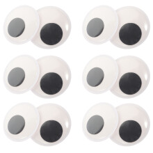 16Pièces Yeux Amusants Plastique Auto-Adhésifs Multicolores Pour DIY