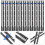 12Pièces Règle Couture Mesure Tissu Aluminium ABS 2