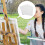 4er-pack -panel 20x20 cm malgrund für kunstmalerei weiß 11