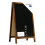 Pavement Chalkboard black with wooden frame 78x44 cm 1