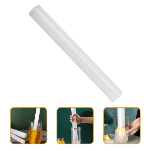 Plastic Lemon Muddler White Ergonomic Handle for Bar and Kitchen 1