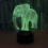 3d led usb touch elefant tischleuchte schwarz 8