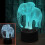 3d led usb touch elefant tischleuchte schwarz 2