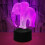 3d led usb touch elefant tischleuchte schwarz 4