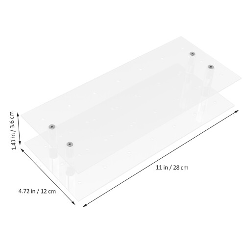 Worgeous  Candy Risers Transparent 21-Hole Square Display Stand 1