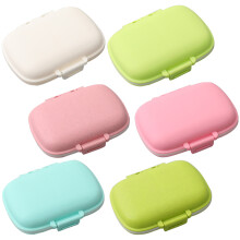 6pcs multi-grid medicine cases portable pill organizers