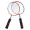 1 leichte portable badminton- , langlebig, draußen, orange 5