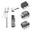 1Set Handige Schroevendraaier Adapter 105 Graden 11