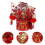 1 set kunstblumen bonsai , künstliche stechpalme 9
