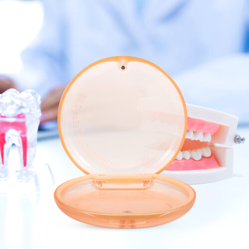 Portable Denture Case Small Breathable Retainer Box 2