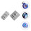 2Pcs Durable Silicone DIY Necklace Pendant Mold Creative Crystal Mold 4