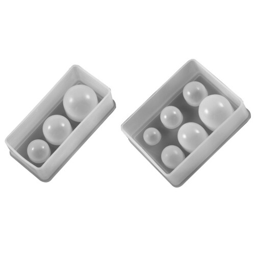 2Pcs Durable Silicone DIY Necklace Pendant Mold Creative Crystal Mold 1