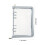Lichtgewicht PVC Binder Shell Sky-Blue Beschermhoes Notebook 2