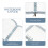 Lichtgewicht PVC Binder Shell Sky-Blue Beschermhoes Notebook 9