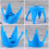 2Stk Blaue Helm Deko Krone Mit Doppel-Saugnapf Silikon 5