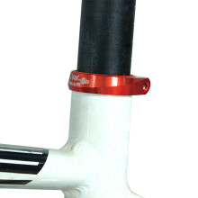 34,9 mm aluminium zadelklem voor mountainbike en racefiets (rood)