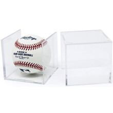 2 houders voor tennisballen, baseball en softball (transparant)