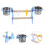 1Set Parrot Standing Bracket Durable Pet Cage Accessory 4