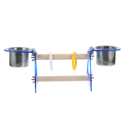 1Set Parrot Standing Bracket Durable Pet Cage Accessory 2