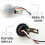 Plastic Mushroom Auto Light Sensor Outdoor Use White Waterproof 10