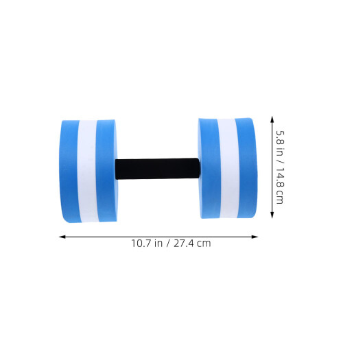 2 EVA aqua dumbbells, lichtgewicht drijvend voor 1