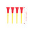 15St Slanke Plastic Golfs Tees Met Minder Clubweerstand 10