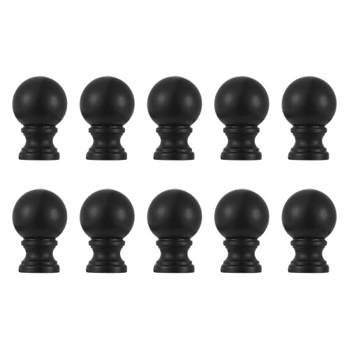 10Pcs Black ABS Lamp Shade Knobs for Desk and Floor Lamps 2