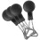 4Pcs Sturdy Heat-Resistant Pot Lid Knobs Compact Black Pan Accessories 4