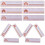 Raindrops  60 Sheets Name Tag Desk Nameplates Classroom Labels 5