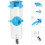 Abreuvoir Bleu ABS Suspendu Pour Petit Animal Compagnon 6
