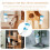 Abreuvoir Bleu ABS Suspendu Pour Petit Animal Compagnon 2