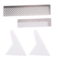 1Set Steel Beads Painting Fix Tool Assorted Color DIY Rhinestone Ruler