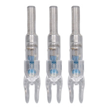 LED Lighted Arrow Nocks for 6.2mm Shaft - Durable and Auto-Lighting