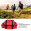 Versatile Large Capacity First Aid Bag in Red with Reflective Safety Stripes 3