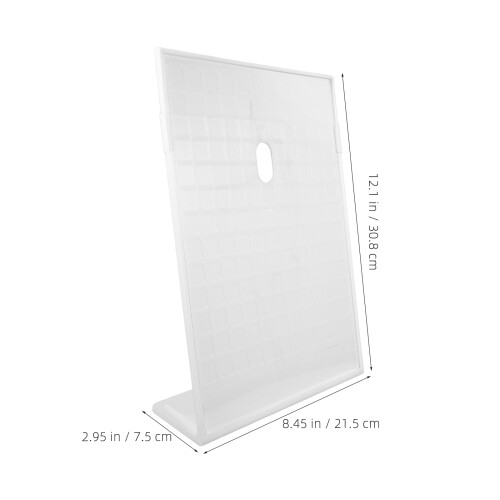 Menu Stand Holder Office 30.80x21.50x7.50cm Transparent 1